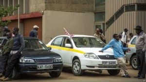 Madereva teksi za kawaida nchini Kenya.