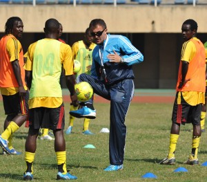 Football - 2014 Chan Qualifier - Uganda Training - Mandela Stadium - Namboole - Kampala